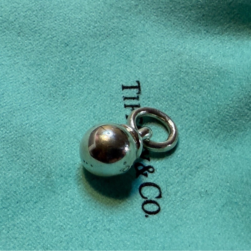 Tiffany & Co Silver Fascination Ball Charm or Pendant in Sterling Silver